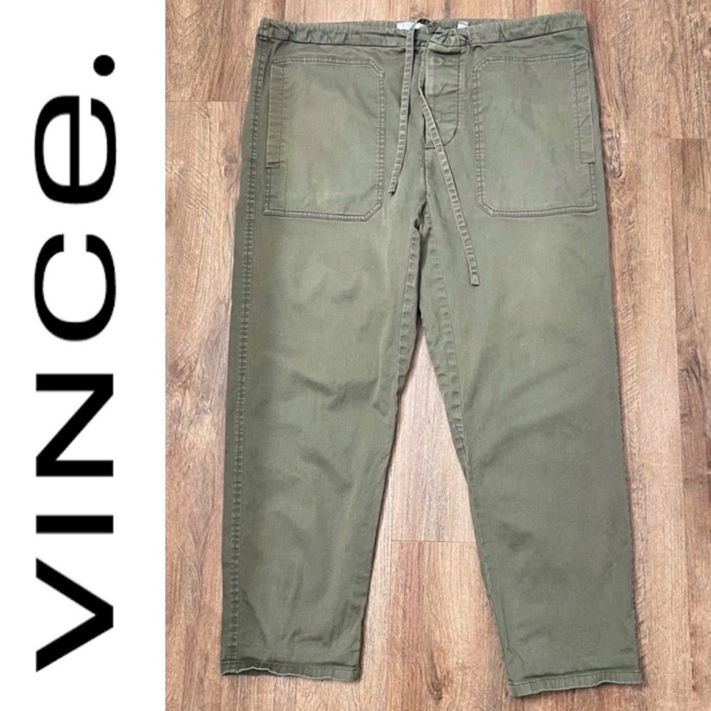 Vince Women's Cropped Tie Waist Pants